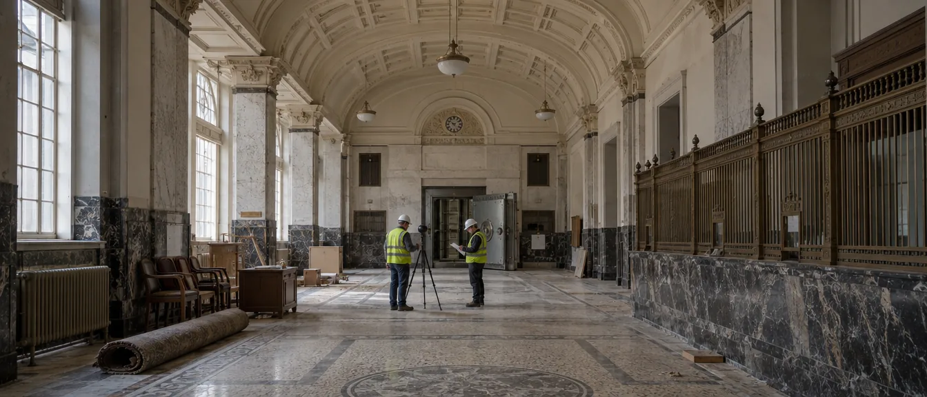 Ortolan Dining Rooms before works