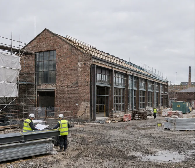 Ironworks Studio before works