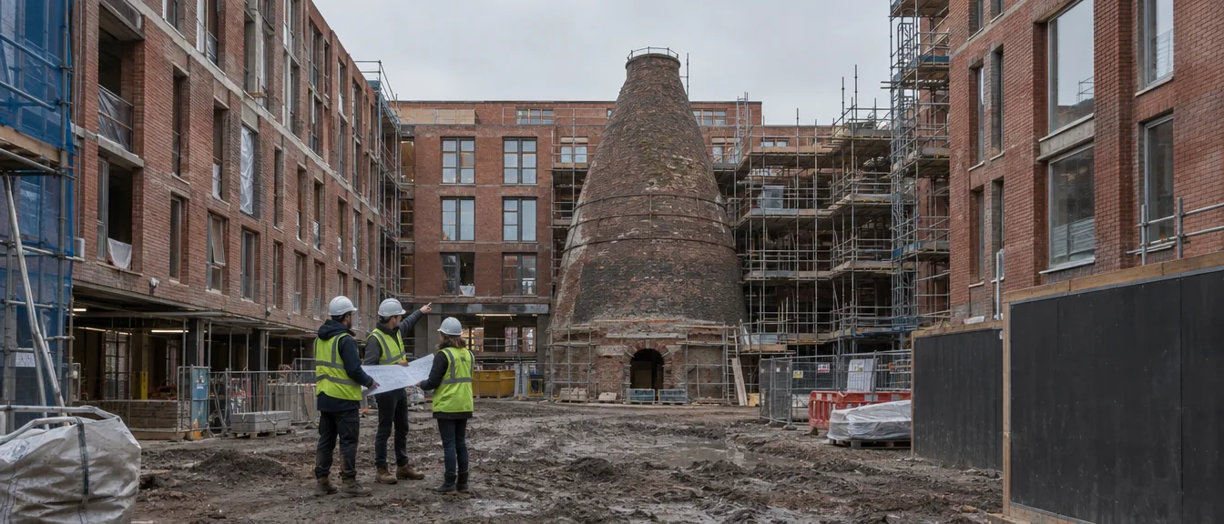 Kiln Yard Housing before works