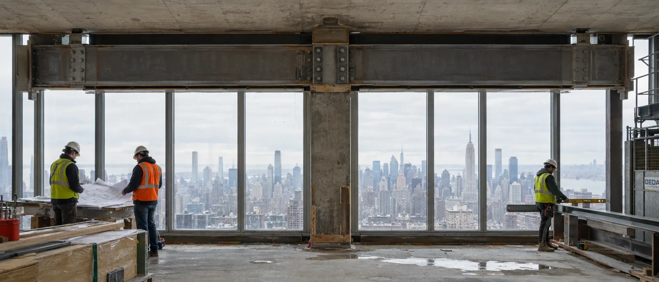 Solstice Penthouse, Slab opening