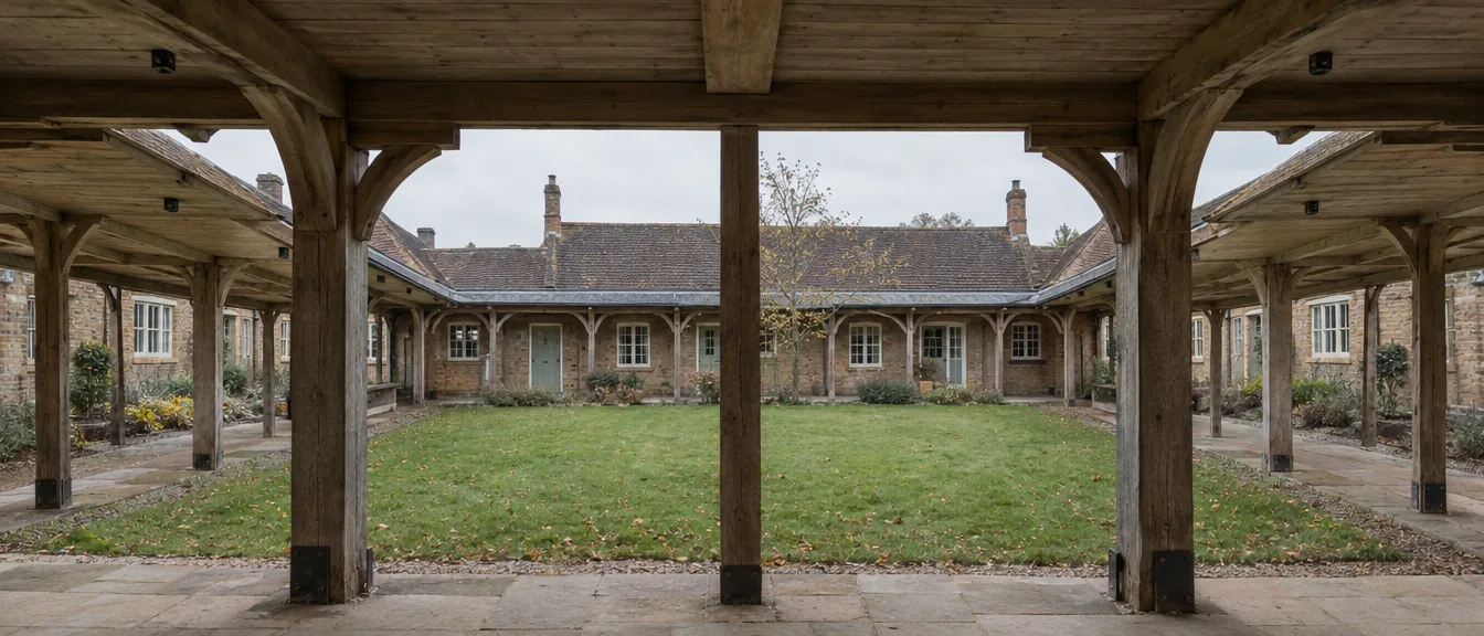 Alder Court Almshouses, The cloister