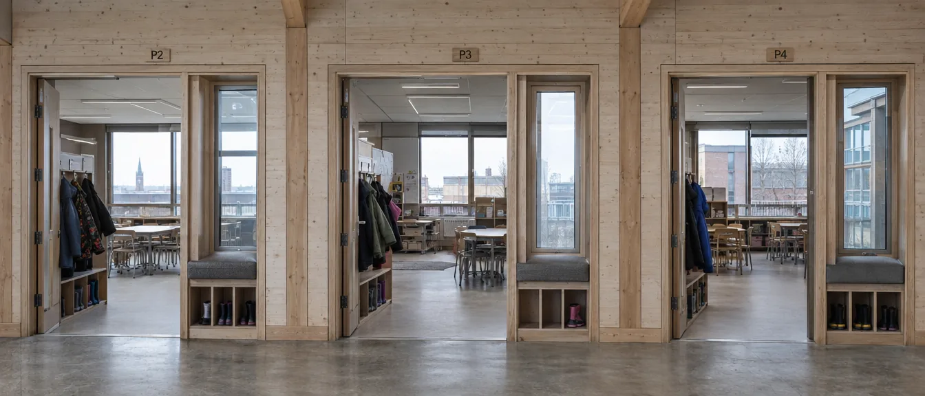 Calder Street School, Classroom thresholds
