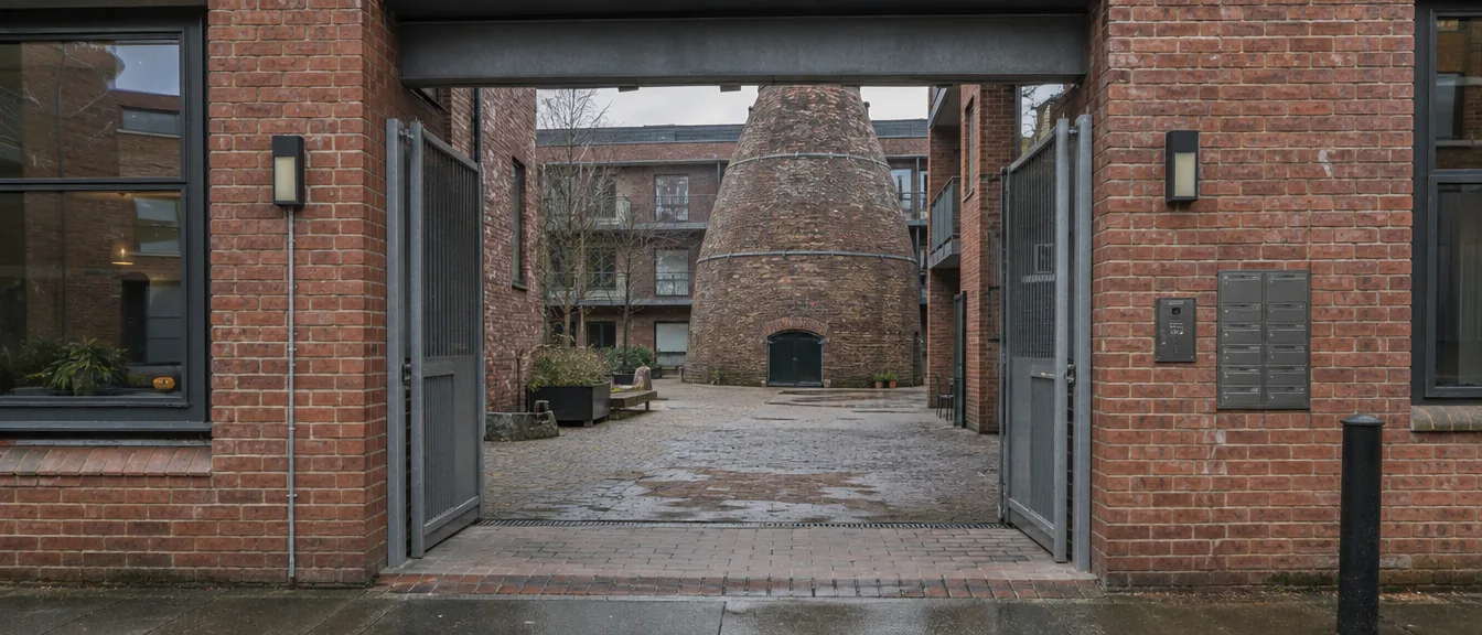 Kiln Yard Housing, Yard threshold