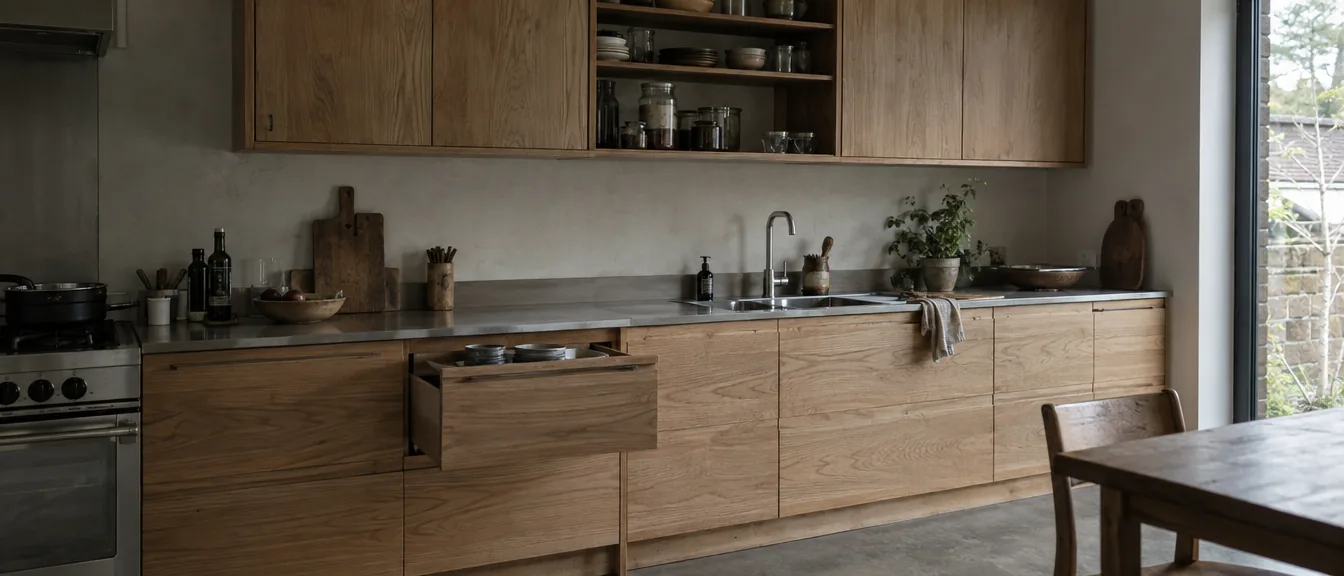 Basswood Family House, Ash kitchen
