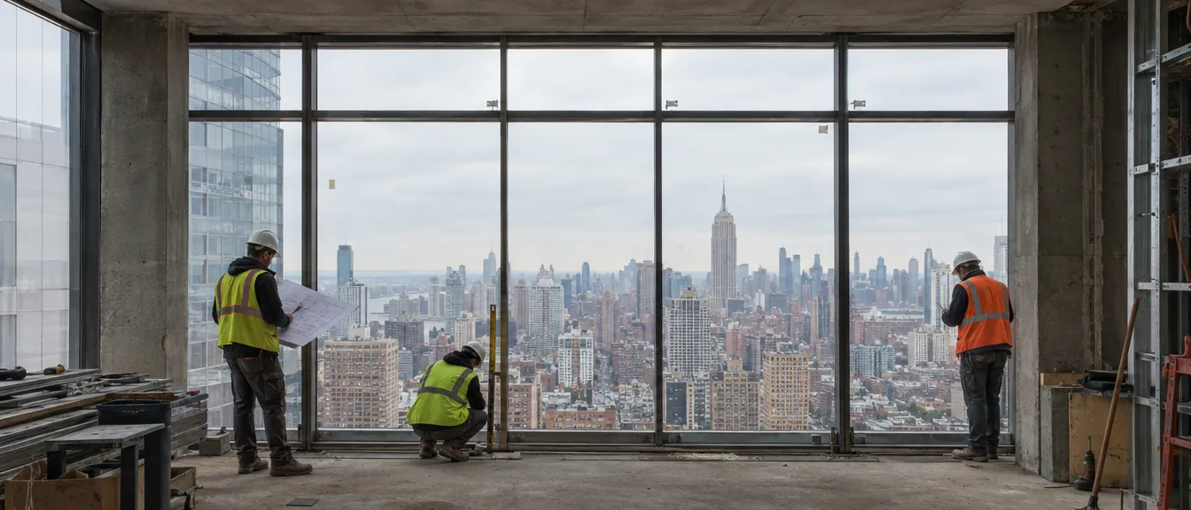 Solstice Penthouse, North glazing